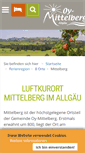 Mobile Screenshot of mittelberg.de